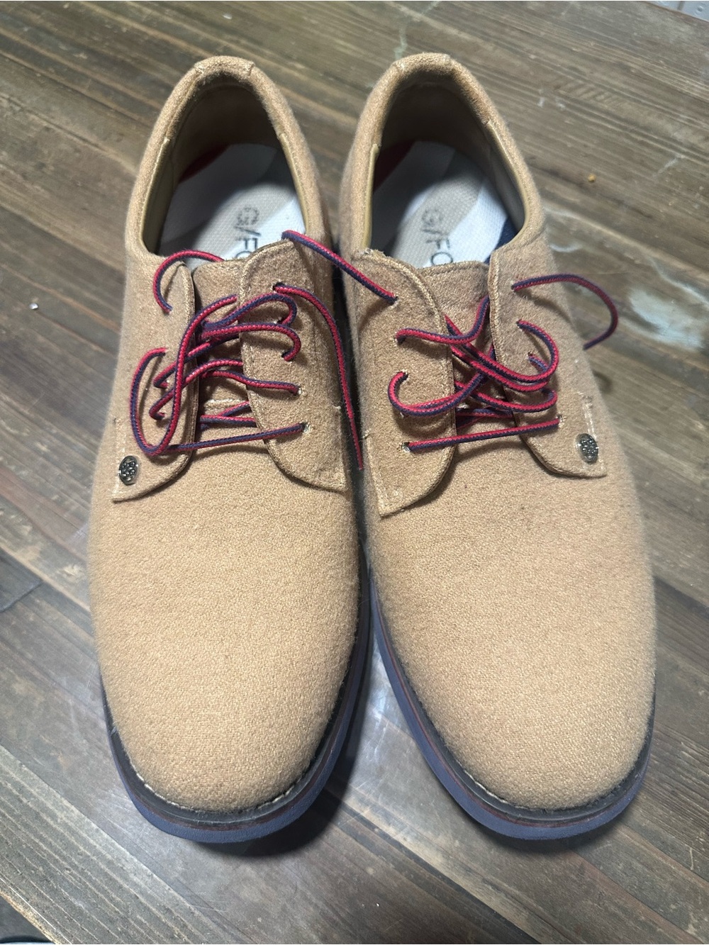 G/Fore Men's Limited Edition Gallivanter Golf Shoes Camel Hair Brown Sz 9.5